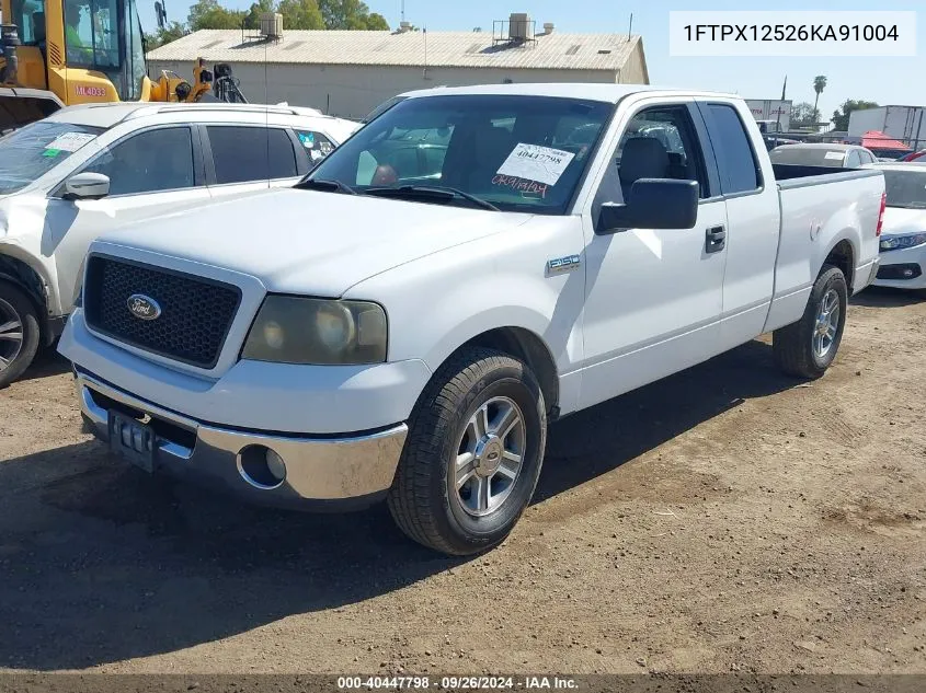 2006 Ford F-150 Lariat/Xl/Xlt VIN: 1FTPX12526KA91004 Lot: 40447798