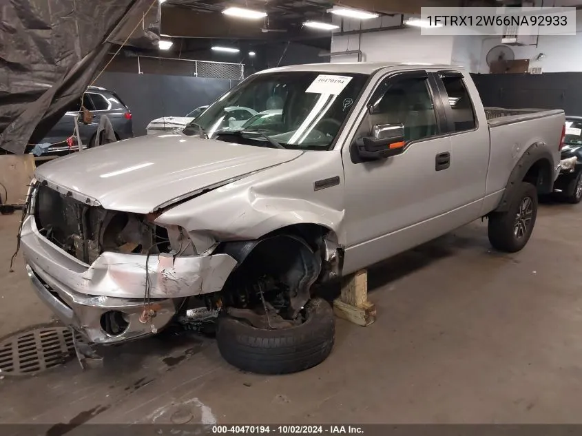 2006 Ford F-150 Stx/Xl/Xlt VIN: 1FTRX12W66NA92933 Lot: 40470194