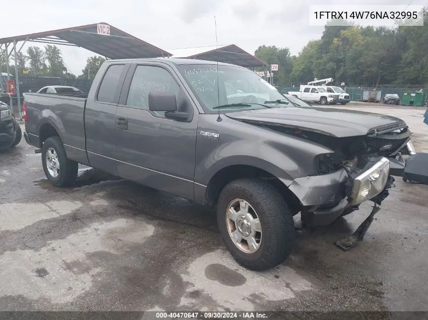 2006 Ford F-150 Stx/Xl/Xlt VIN: 1FTRX14W76NA32995 Lot: 40470647