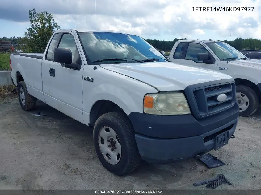 2006 Ford F-150 Stx/Xl/Xlt VIN: 1FTRF14W46KD97977 Lot: 40478827