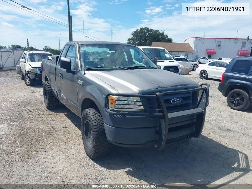 2006 Ford F-150 Stx/Xl/Xlt VIN: 1FTRF122X6NB71991 Lot: 40485553