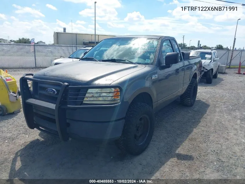 2006 Ford F-150 Stx/Xl/Xlt VIN: 1FTRF122X6NB71991 Lot: 40485553