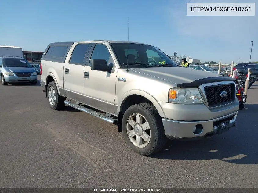 2006 Ford F-150 Fx4/Lariat/Xlt VIN: 1FTPW145X6FA10761 Lot: 40495660