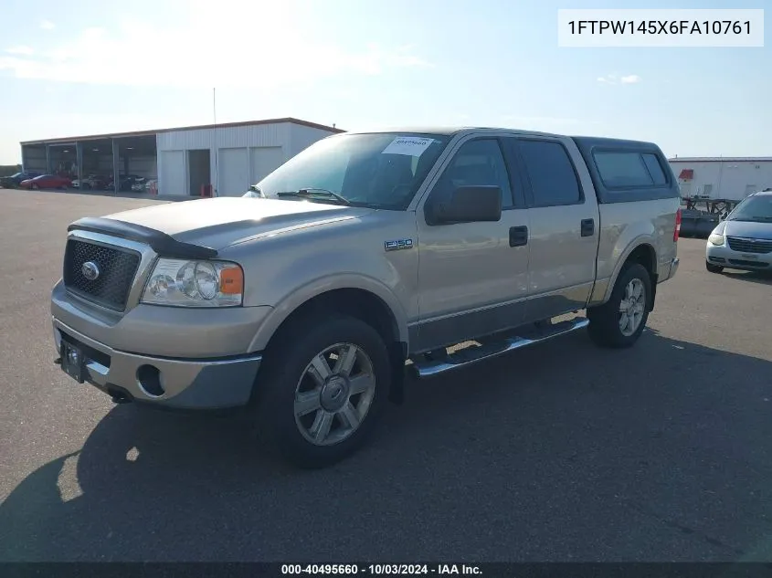 2006 Ford F-150 Fx4/Lariat/Xlt VIN: 1FTPW145X6FA10761 Lot: 40495660