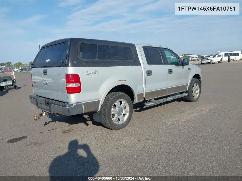 2006 Ford F-150 Fx4/Lariat/Xlt VIN: 1FTPW145X6FA10761 Lot: 40495660