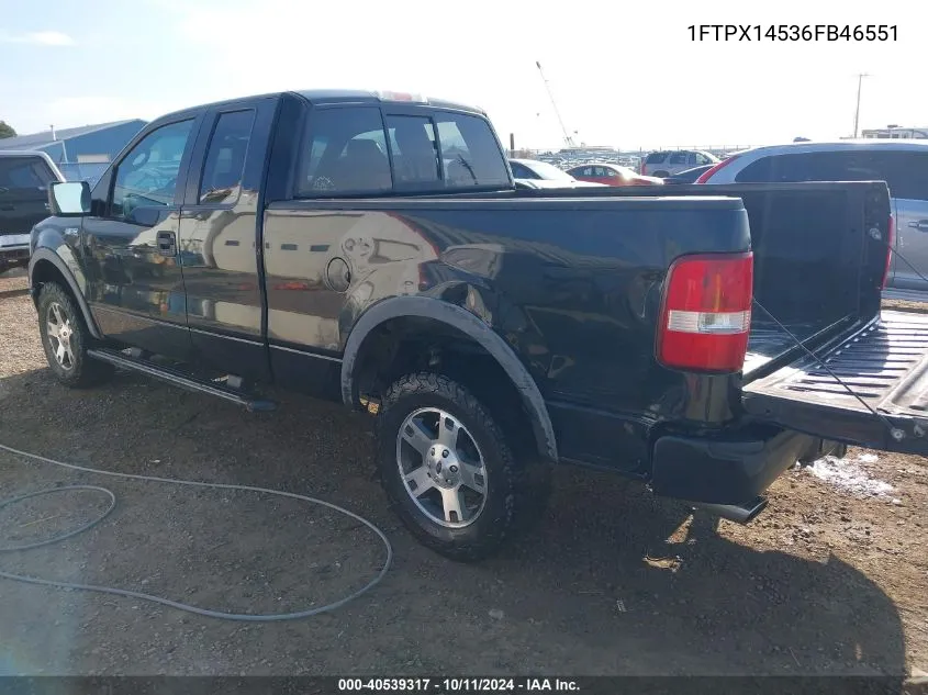 1FTPX14536FB46551 2006 Ford F-150 Fx4/Lariat/Xl/Xlt