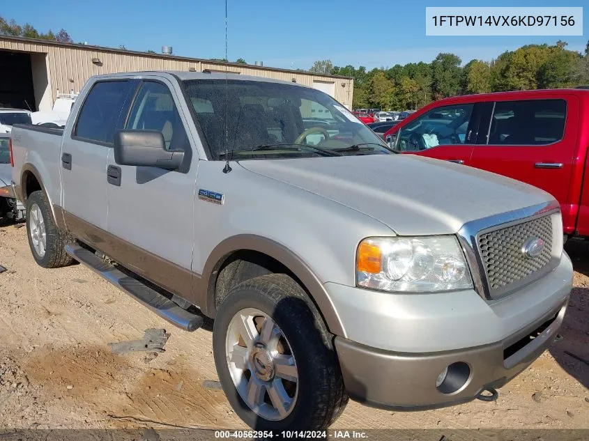 1FTPW14VX6KD97156 2006 Ford F150 Supercrew