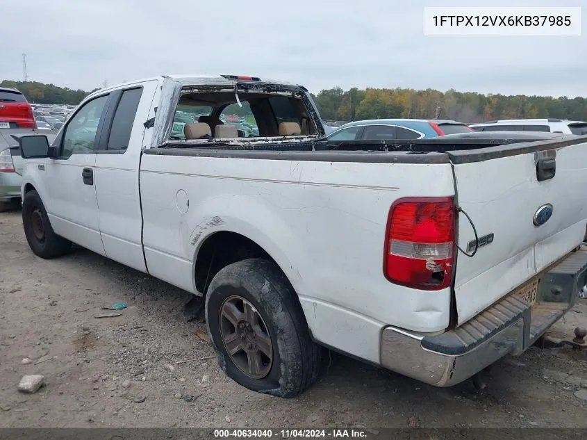 2006 Ford F-150 Lariat/Xl/Xlt VIN: 1FTPX12VX6KB37985 Lot: 40634040