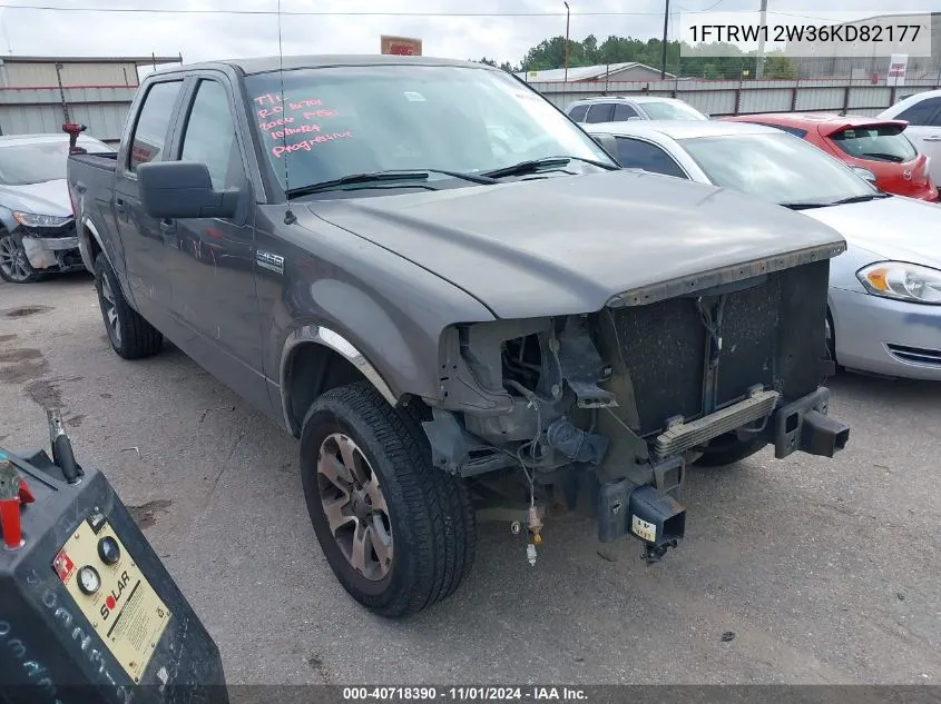 2006 Ford F-150 Xlt VIN: 1FTRW12W36KD82177 Lot: 40718390