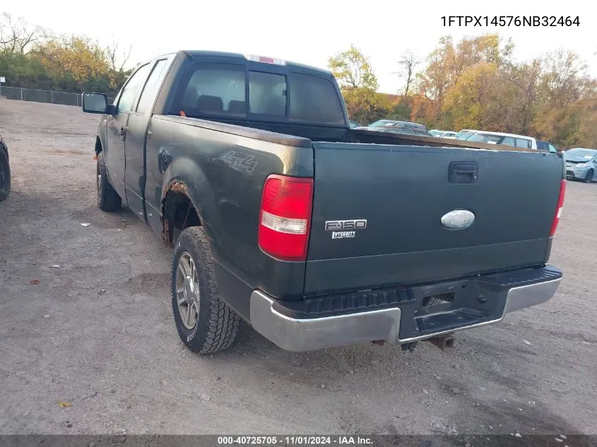 2006 Ford F-150 Fx4/Lariat/Xl/Xlt VIN: 1FTPX14576NB32464 Lot: 40725705