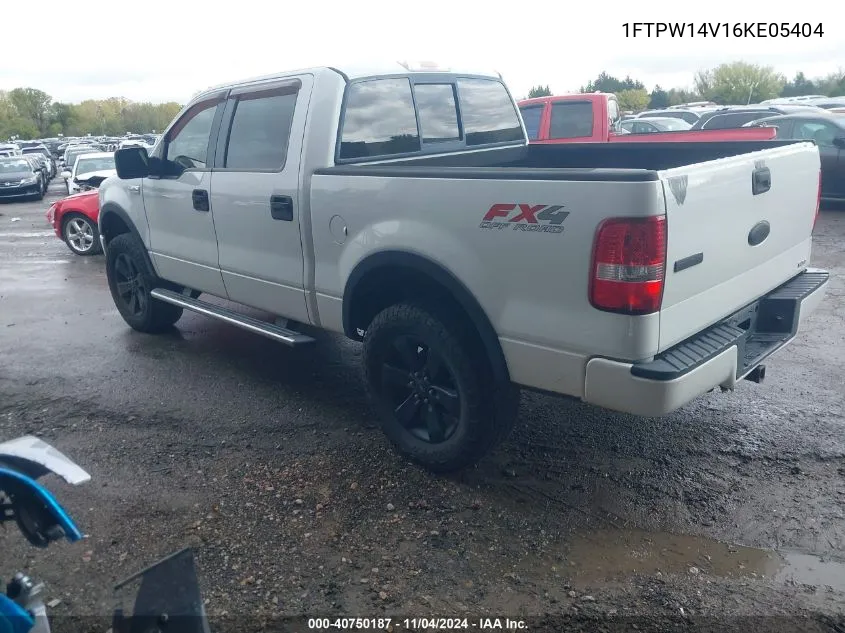 1FTPW14V16KE05404 2006 Ford F-150 Fx4/Lariat/Xlt