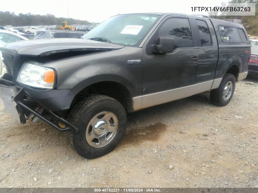 2006 Ford F-150 Fx4/Lariat/Xl/Xlt VIN: 1FTPX14V66FB63263 Lot: 40752221