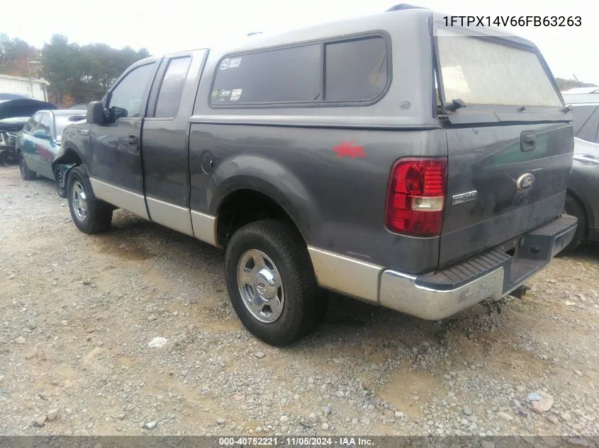 2006 Ford F-150 Fx4/Lariat/Xl/Xlt VIN: 1FTPX14V66FB63263 Lot: 40752221