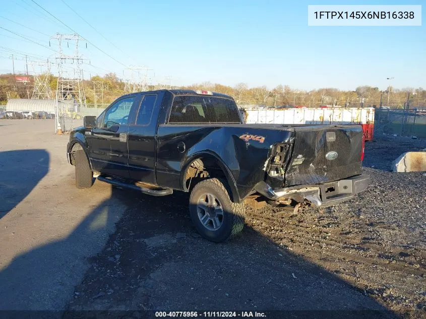 2006 Ford F-150 Fx4/Lariat/Xl/Xlt VIN: 1FTPX145X6NB16338 Lot: 40775956