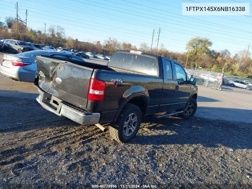 2006 Ford F-150 Fx4/Lariat/Xl/Xlt VIN: 1FTPX145X6NB16338 Lot: 40775956