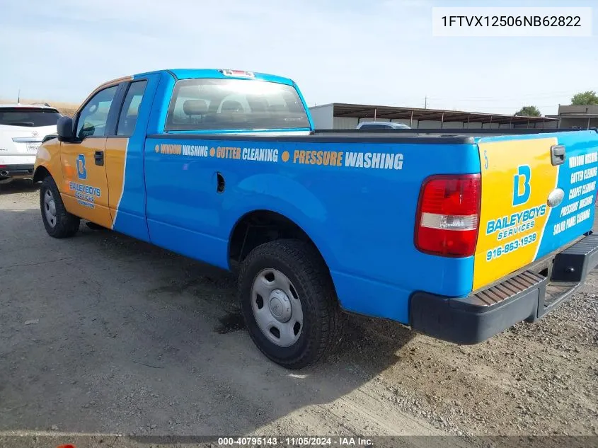 2006 Ford F-150 Lariat/Xl/Xlt VIN: 1FTVX12506NB62822 Lot: 40795143