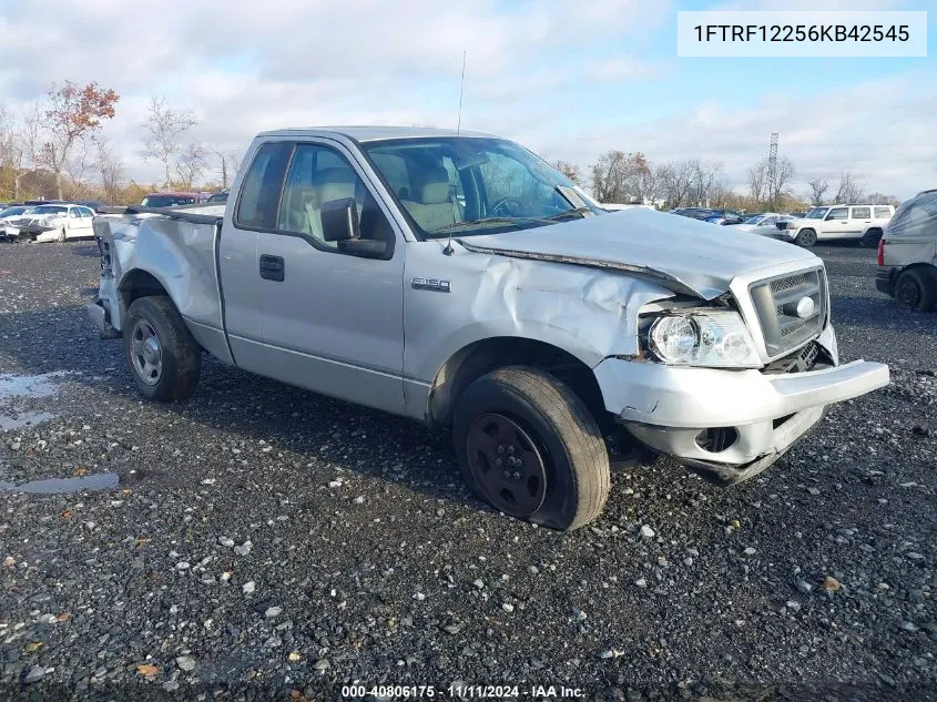 1FTRF12256KB42545 2006 Ford F-150 Stx/Xl/Xlt