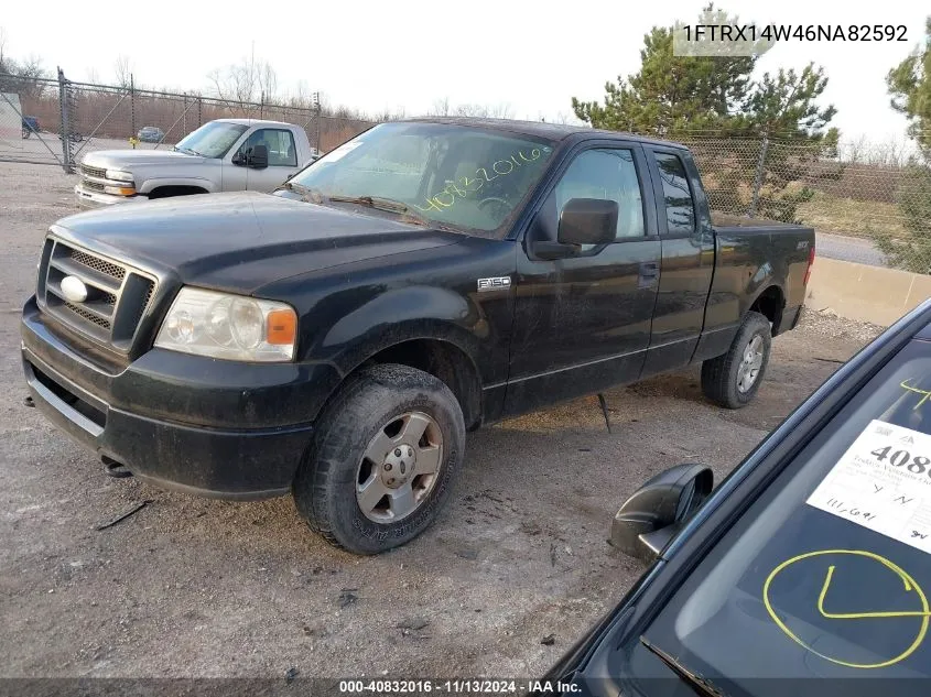 2006 Ford F-150 Stx/Xl/Xlt VIN: 1FTRX14W46NA82592 Lot: 40832016