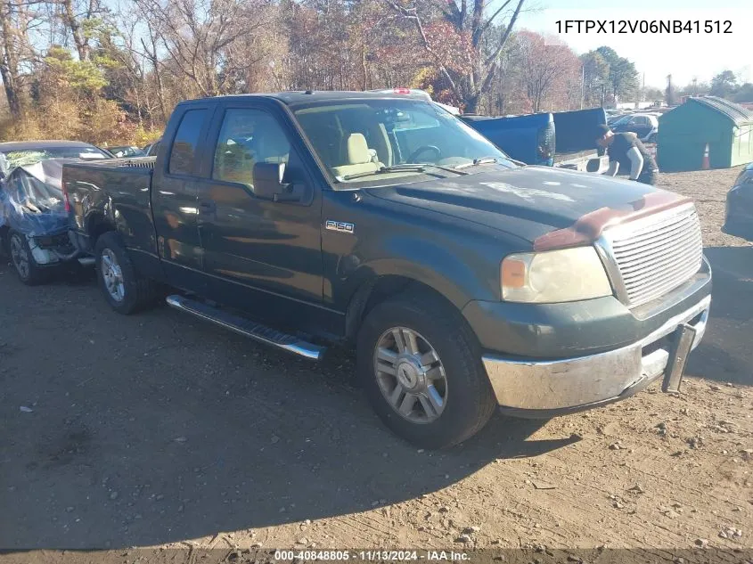 2006 Ford F-150 Lariat/Xl/Xlt VIN: 1FTPX12V06NB41512 Lot: 40848805