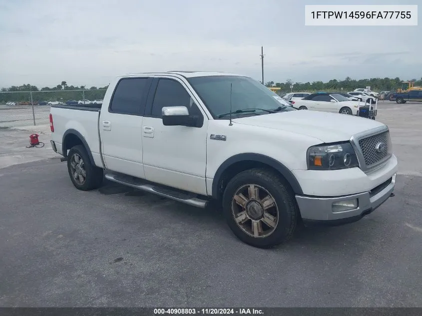 2006 Ford F-150 Fx4/Lariat/Xlt VIN: 1FTPW14596FA77755 Lot: 40908803