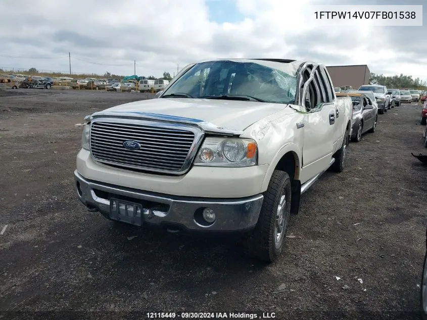 1FTPW14V07FB01538 2007 Ford F-150