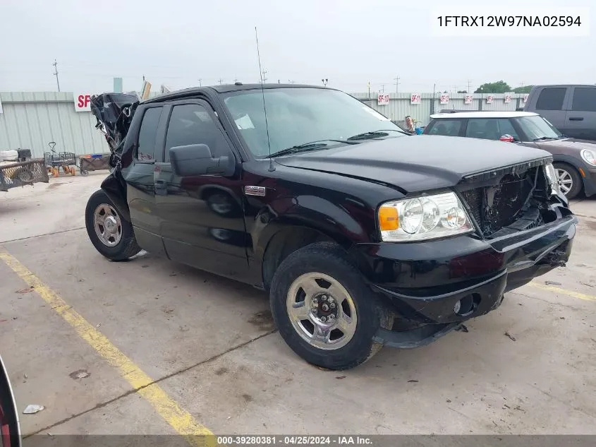 2007 Ford F-150 Stx/Xl/Xlt VIN: 1FTRX12W97NA02594 Lot: 39280381