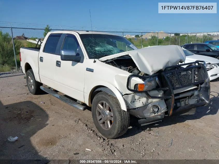 1FTPW14V87FB76407 2007 Ford F-150 Fx4/Lariat/Xlt