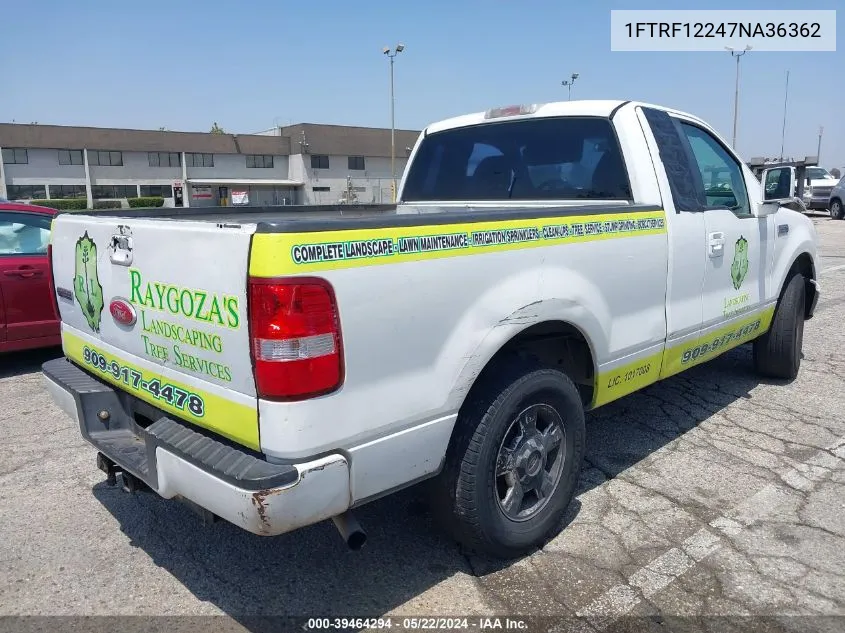 1FTRF12247NA36362 2007 Ford F-150 Stx/Xl/Xlt