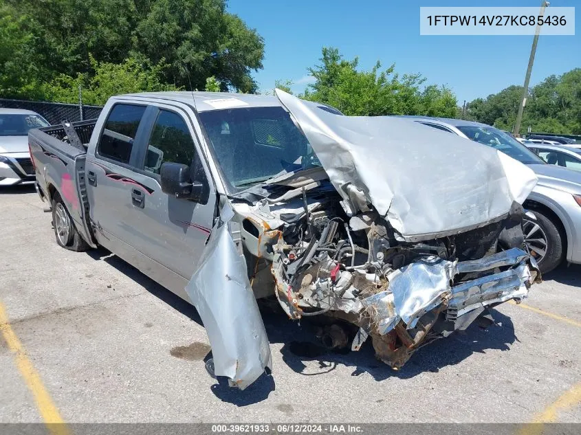 2007 Ford F-150 Fx4/Lariat/Xlt VIN: 1FTPW14V27KC85436 Lot: 39621933