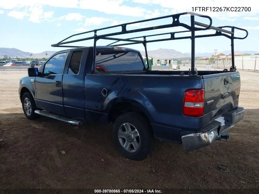 1FTRF12267KC22700 2007 Ford F-150 Stx/Xl/Xlt