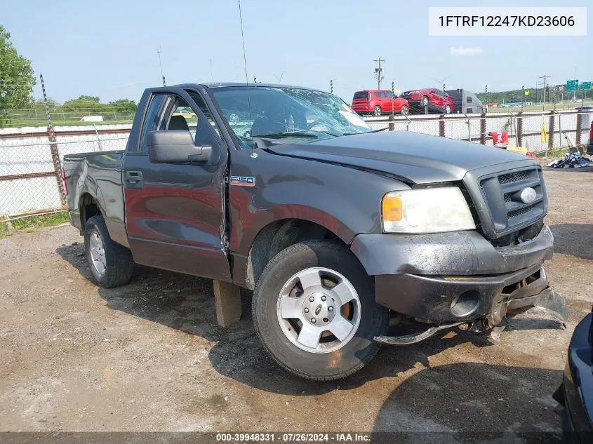 2007 Ford F-150 Stx/Xl/Xlt VIN: 1FTRF12247KD23606 Lot: 39948331