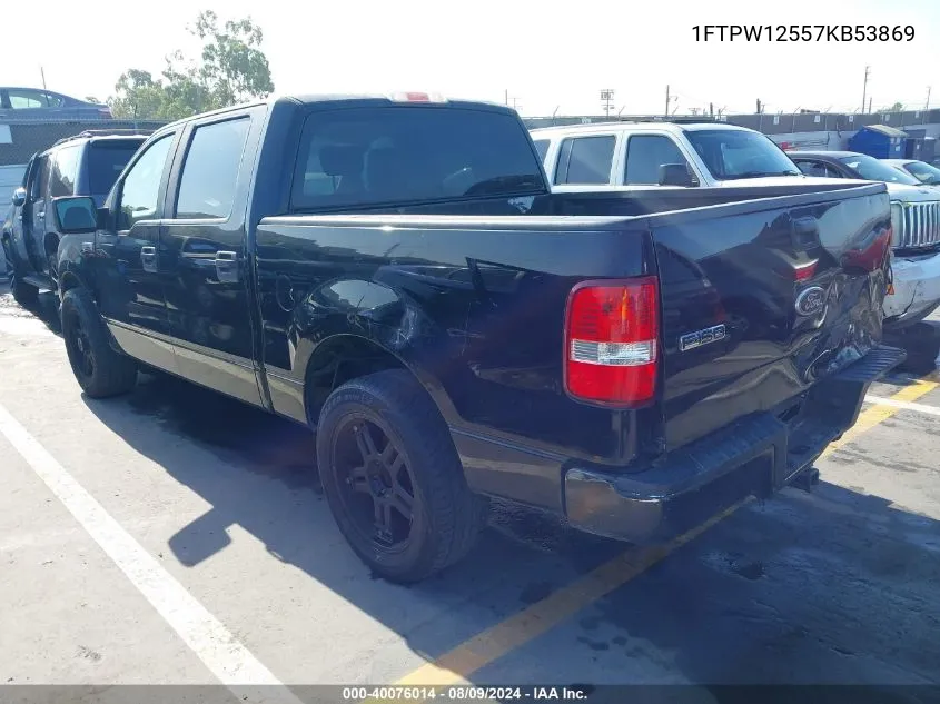 1FTPW12557KB53869 2007 Ford F-150 Lariat/Xlt