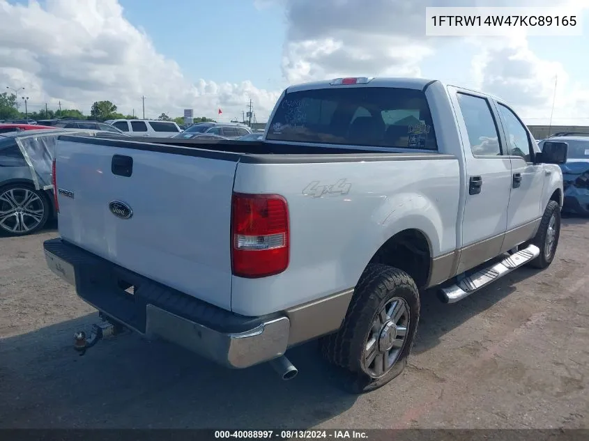 1FTRW14W47KC89165 2007 Ford F-150 Xlt