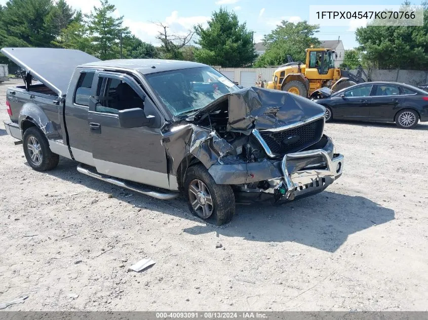 2007 Ford F-150 Fx4/Xlt VIN: 1FTPX04547KC70766 Lot: 40093091