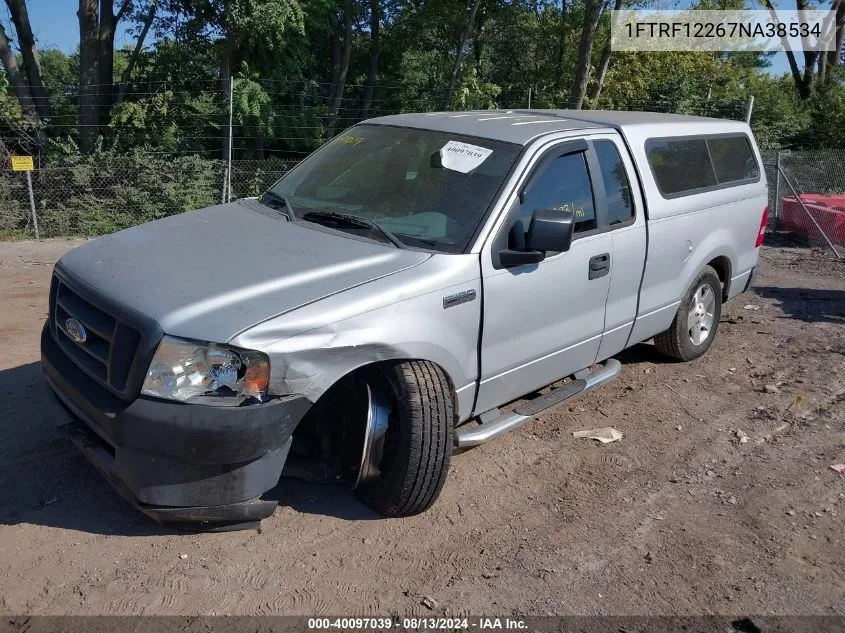 2007 Ford F-150 Stx/Xl/Xlt VIN: 1FTRF12267NA38534 Lot: 40097039