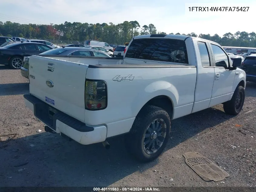 1FTRX14W47FA75427 2007 Ford F-150 Fx4/Stx/Xl/Xlt