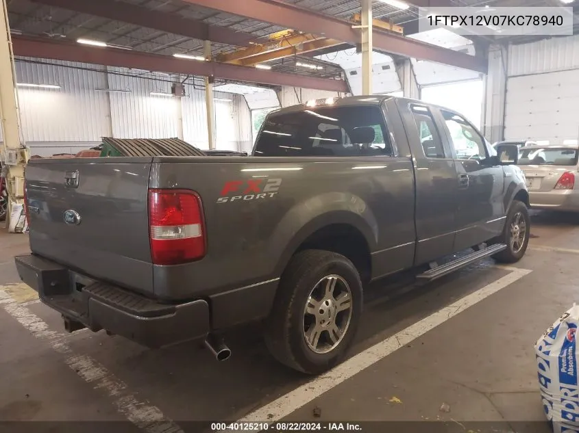 1FTPX12V07KC78940 2007 Ford F-150 Lariat/Stx/Xl/Xlt