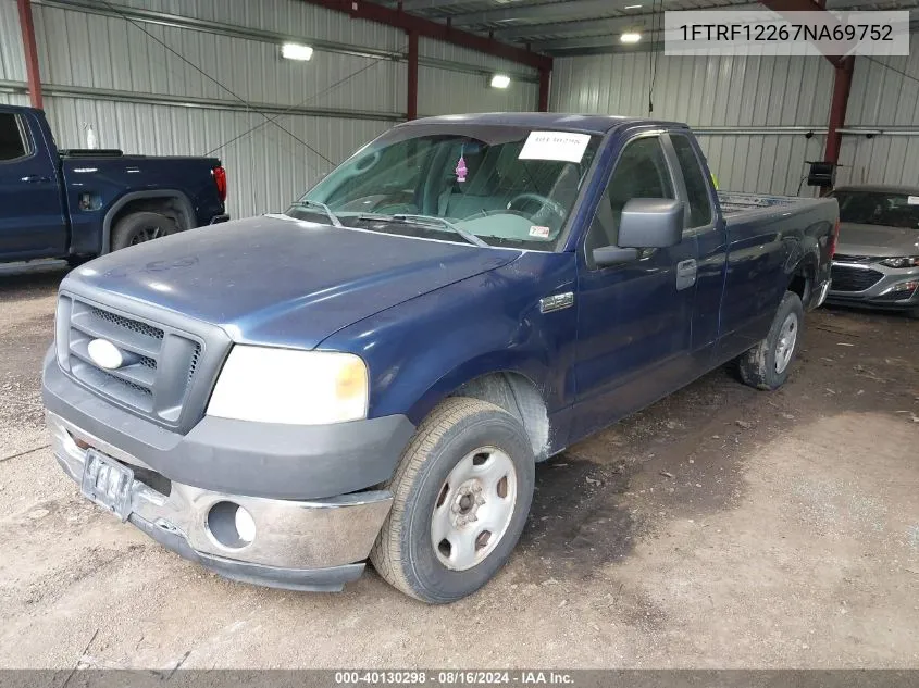 2007 Ford F-150 Stx/Xl/Xlt VIN: 1FTRF12267NA69752 Lot: 40130298