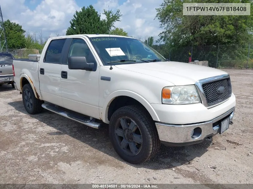 1FTPW14V67FB18408 2007 Ford F-150 Fx4/Lariat/Xlt