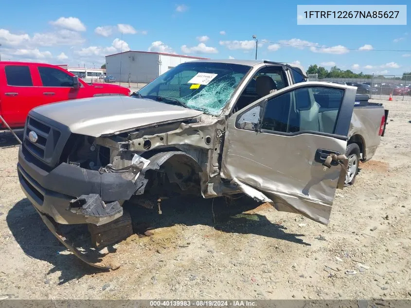 2007 Ford F-150 Stx/Xl/Xlt VIN: 1FTRF12267NA85627 Lot: 40139983