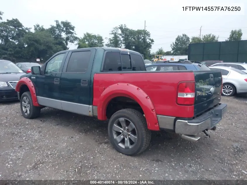 1FTPW14557FA76250 2007 Ford F-150 Fx4/Lariat/Xlt