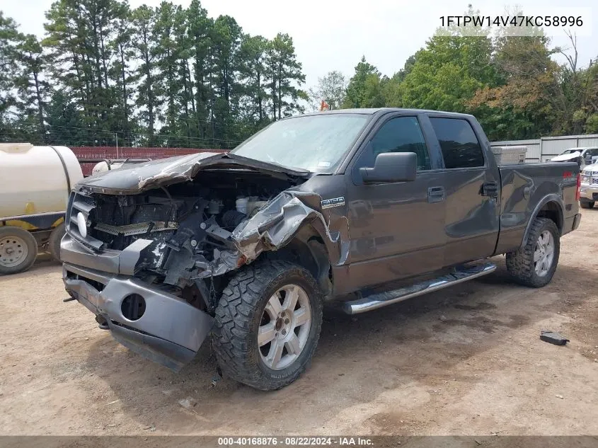 1FTPW14V47KC58996 2007 Ford F-150