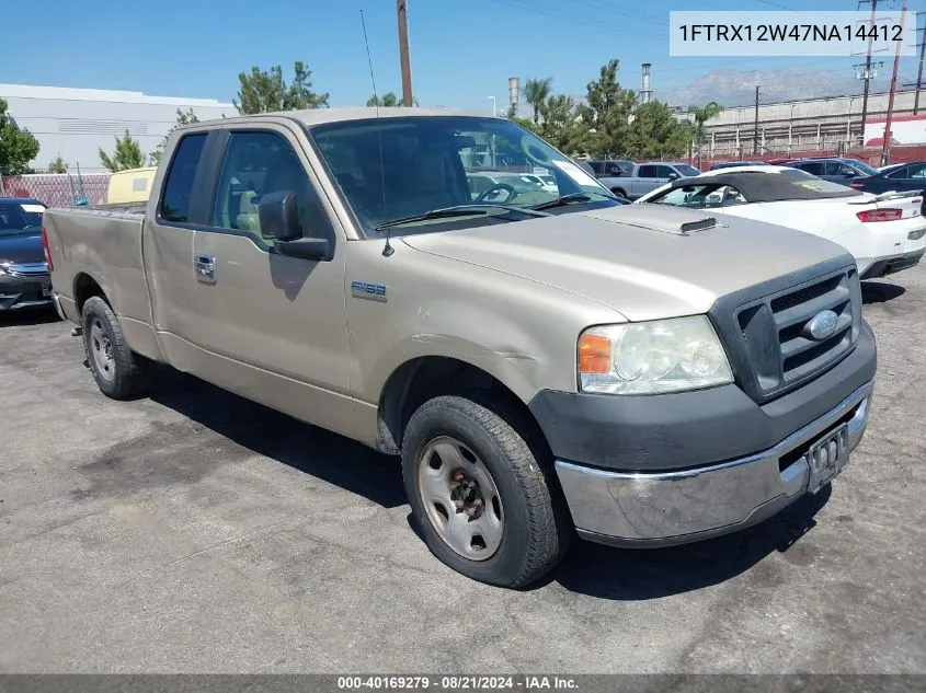 2007 Ford F-150 Stx/Xl/Xlt VIN: 1FTRX12W47NA14412 Lot: 40169279