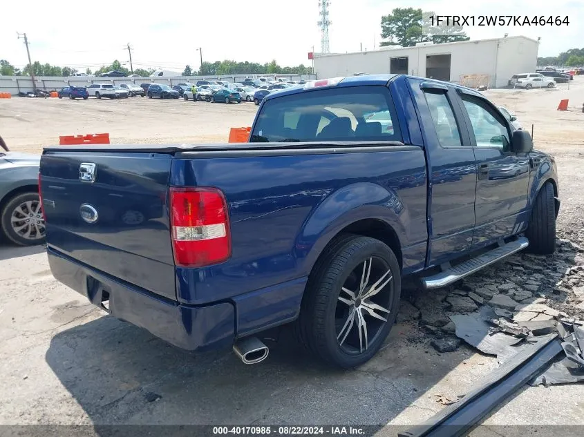 2007 Ford F-150 Stx/Xl/Xlt VIN: 1FTRX12W57KA46464 Lot: 40170985