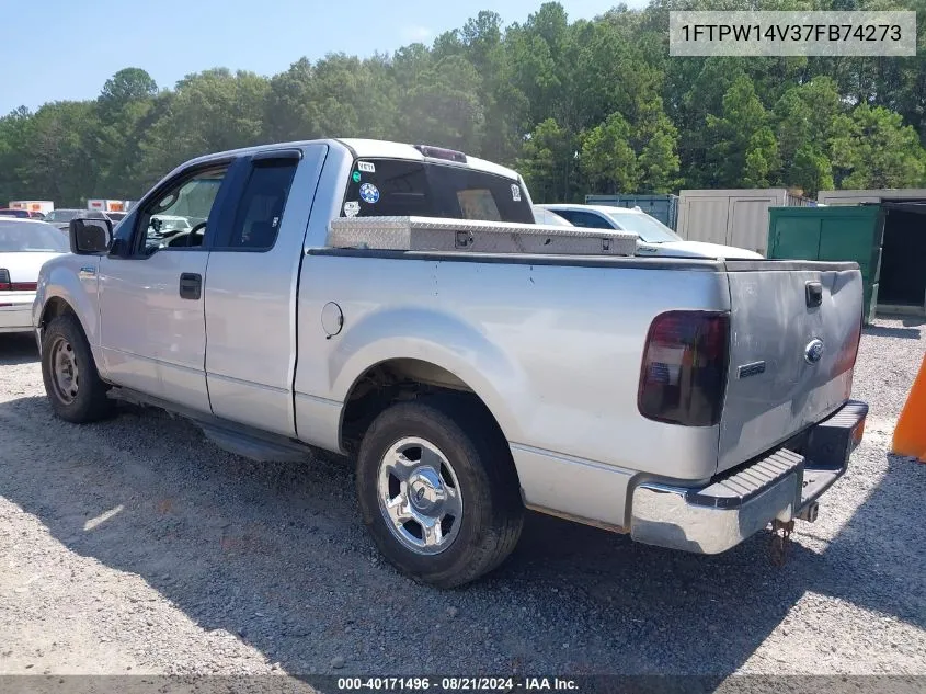 2007 Ford F-150 Fx4/Lariat/Xlt VIN: 1FTPW14V37FB74273 Lot: 40171496