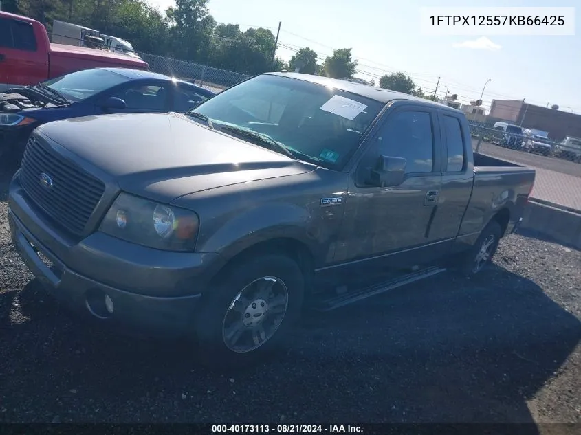 2007 Ford F-150 Lariat/Stx/Xl/Xlt VIN: 1FTPX12557KB66425 Lot: 40173113