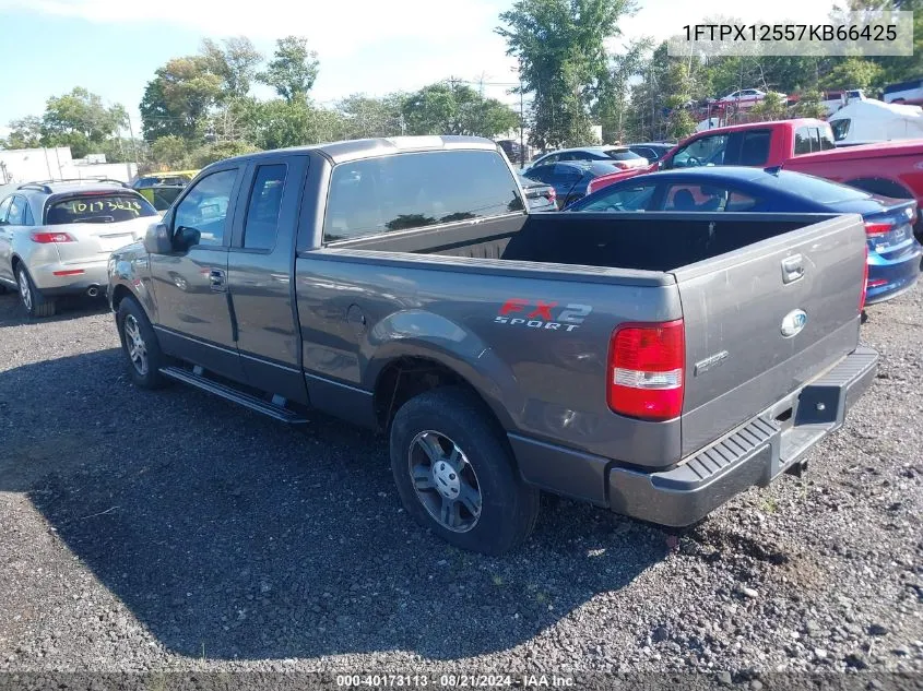 2007 Ford F-150 Lariat/Stx/Xl/Xlt VIN: 1FTPX12557KB66425 Lot: 40173113