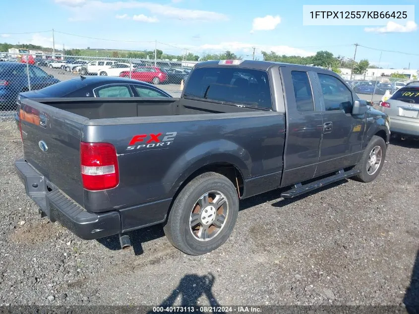 2007 Ford F-150 Lariat/Stx/Xl/Xlt VIN: 1FTPX12557KB66425 Lot: 40173113