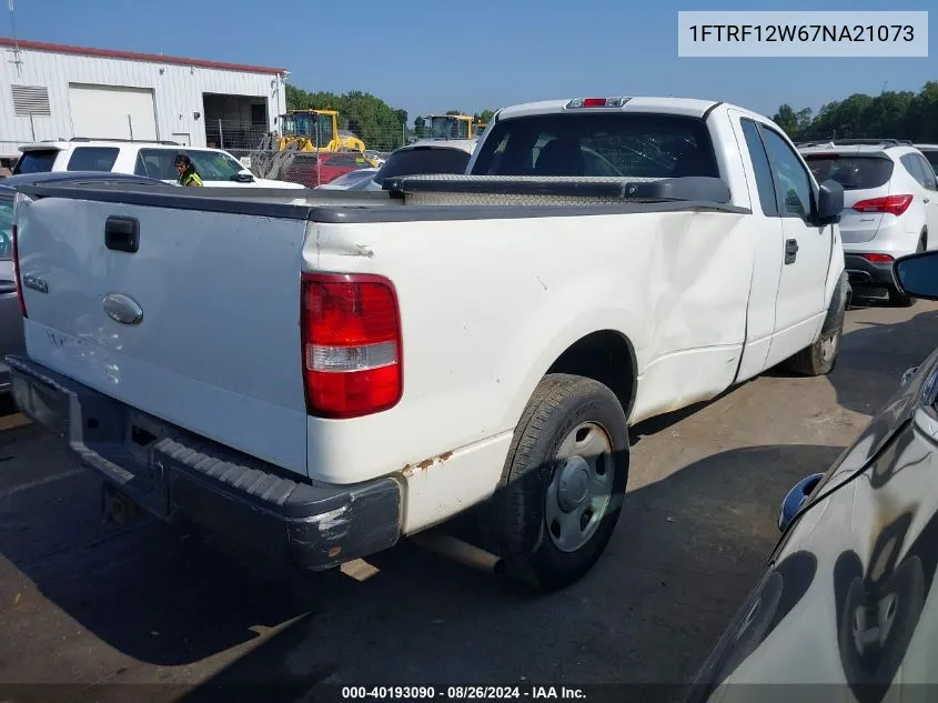 1FTRF12W67NA21073 2007 Ford F-150 Stx/Xl/Xlt