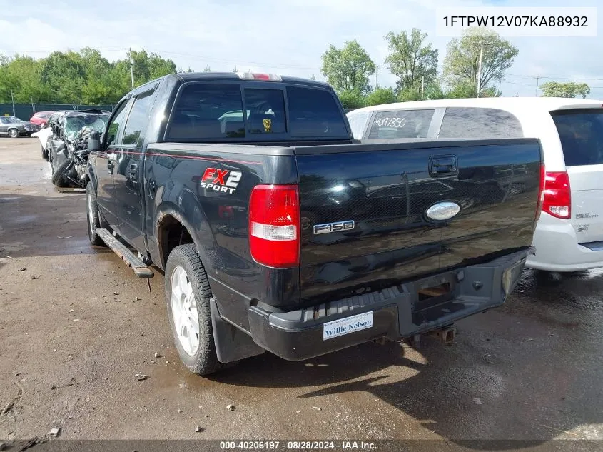 1FTPW12V07KA88932 2007 Ford F-150 Lariat/Xlt